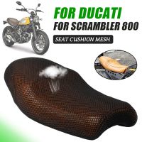 ♠₪ สำหรับ Scrambler 800 Scrambler800ฝาครอบ Bantal Kursi อุปกรณ์เสริมมอเตอร์ไซค์ตาข่ายฉนวนป้องกัน3D