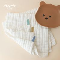 original MUJI Baby saliva wipes newborn pure cotton super soft small square towels baby face towels childrens gauze handkerchiefs feeding towels