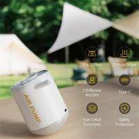 【LZ】♚  Mini Air Camping Equipment Compressor portátil Quick Inflate Deflate Recarregável para iluminação de cama Exterior