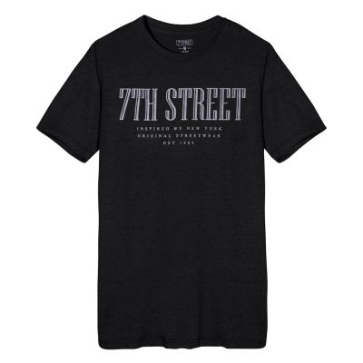 DSL001 เสื้อยืดผู้ชาย 7th Street (Basic) เสื้อยืด รุ่น MST102 สีเทาดำ เสื้อผู้ชายเท่ๆ เสื้อผู้ชายวัยรุ่น