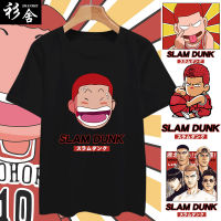 รุ่น Q Hanamichi Sakuragi อะนิเมะบาสเก็ตบอลญี่ปุ่นแขนสั้นเสื้อยืด