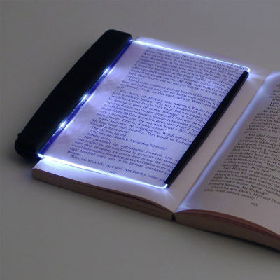 2021Magic Flat Plate LED Book Light Reading Night Light Portable Travel Dormitory LED Desk Lamp Eye Protect for Home Bedroom Office