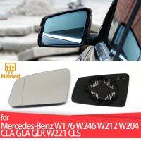 Side Heated Electric Wide Angle Wing Mirror Glass For Mercedes-Benz A B C E GLA CLA GLK CLS W176 W246 W212 W204 W221 W218