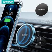 Joyroom15W Qi Magnetic Car Wireless Charger Phone Holder for iPhone 12 Pro Max Wireless Charging Car Phone Holder for iPhone 12 Car Mounts