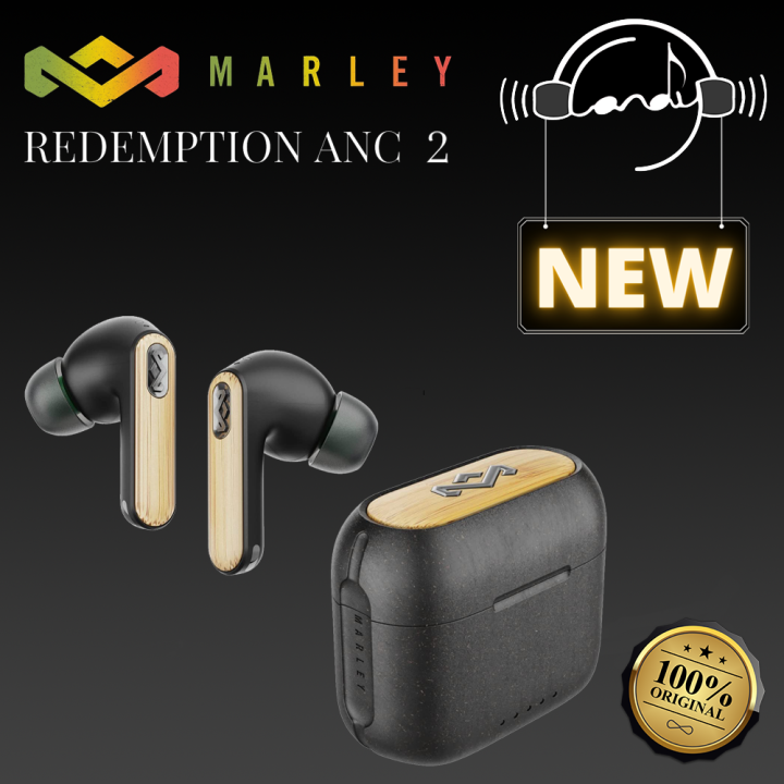 House of Marley Redemption ANC 2 True Wireless Earbuds with Microphone