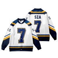 SZA S JERSEY SOS Merch เสื้อเบสบอลเสื้อแจ็คเก็ตคอสเพลย์แขนยาวสำหรับผู้หญิงผู้ชายเสื้อกันหนาวเสื้อผ้าแฟชั่น