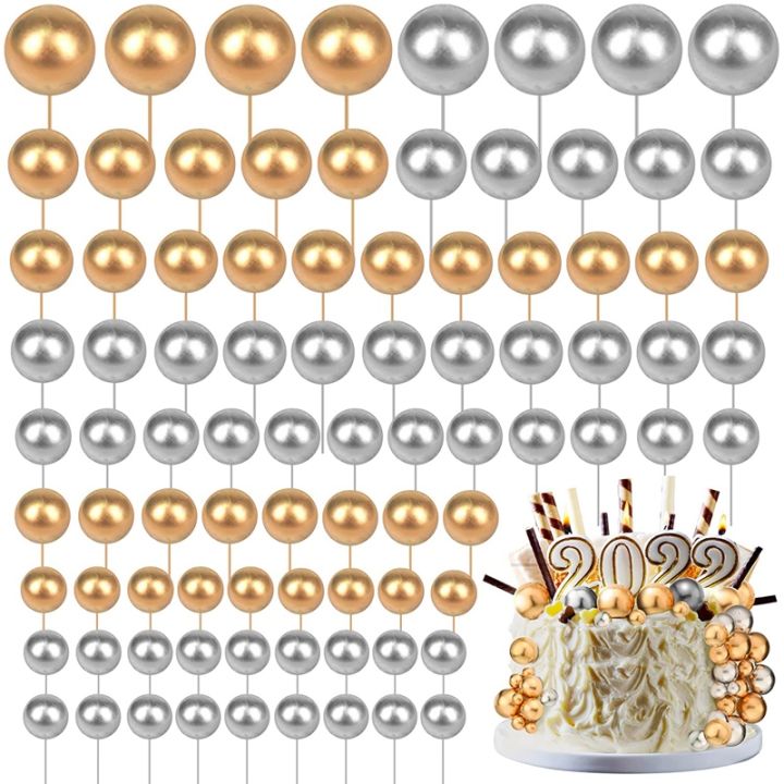 cw-80-pcs-gold-balls-balloons-toppers-foam-decorations-insert-for-birthday