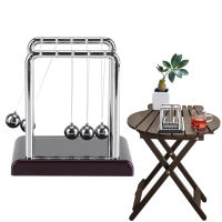 Newton S Cradle โต๊ะตกแต่งโลหะลูกตุ้ม Ball Newton Ball ฟิสิกส์วิทยาศาสตร์ลูกตุ้มเหล็ก Balance Ball