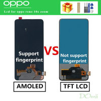 Lcd Tft แอลซีดีสำหรับเครื่องอ่านพิกัดหน้าจอสัมผัส LCD OPPO Reno 10X ซูมสำหรับ OPPO 10 X CPH1919 PCCM00 CPH1921จอแสดงผล LCD