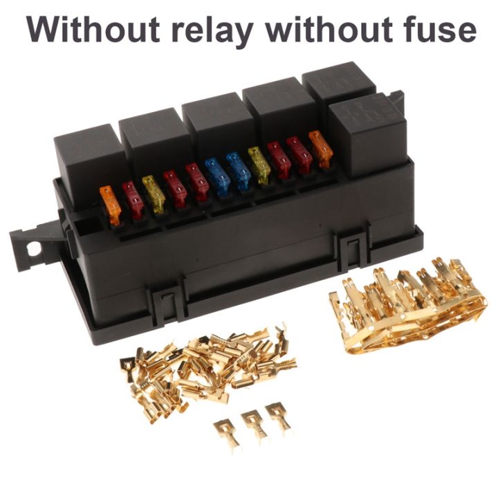 car-11-way-fuse-holder-relay-box-with-terminals-relays-waterproof-connectors
