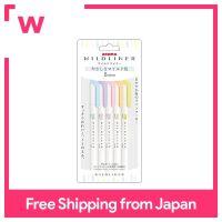 Zebra ปากกาเน้นข้อความ Mildliner อ่อนโยน5สีชุด WKT7-5C-YC