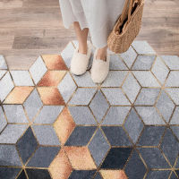 Indoor Outdoor Doormat Car PVC Anti-Slip Freely Cuttable Mats Car Entrance Doormat Bath Mat Kitchen Mat Custom Home Car