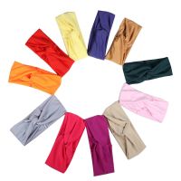 【cw】 Head BandColor Hairband HeadbandHeadbandsAntiperspirant Hairband Hair Accessories Women 39;sYoga