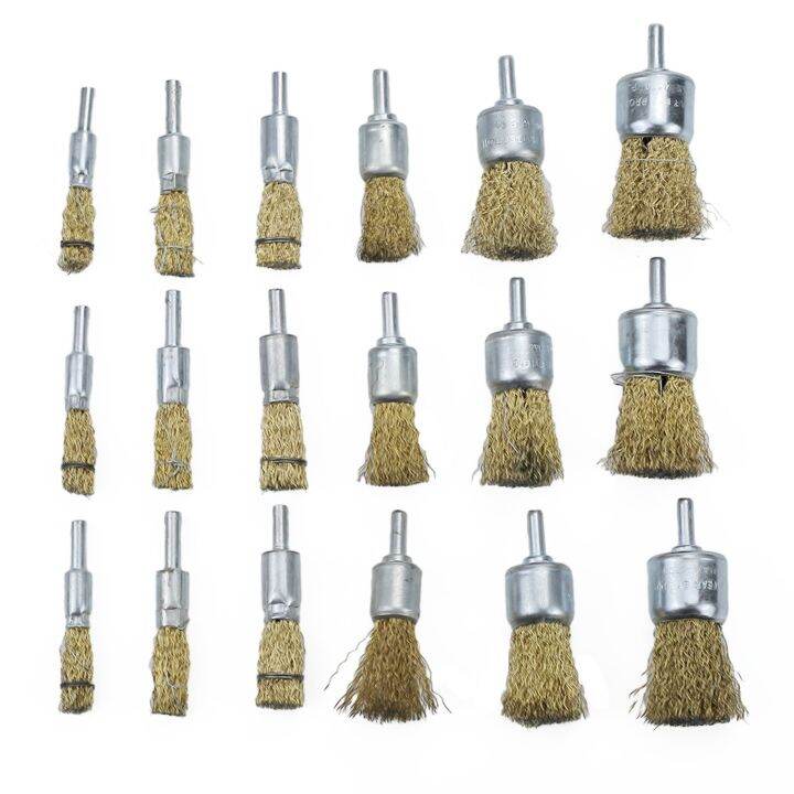 Toolstar Rotary Tool Wire Brush Stainless Steel Wire Wheel 0.48\" 0.4