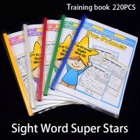 Kids In English 220 Sight Words Super Start Exercise Training Book Reading Workbook Children Educational Learning Games Cards