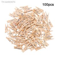 ❆✎☼ 100Pcs/lot Wood Cloth Pegs Pins Quality Mini Clothes Pin Crafts DIY Wooden Laundry Clothes Clips Storage Tool