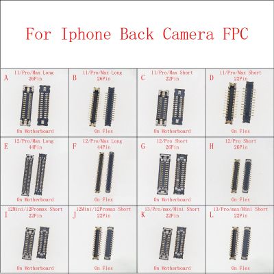 2Pcs 22 26 44 46 Pin Rear Camera FPC Connector On Flex For iPhone 11 12 13 Pro Max Mini Big Back Camera Plug Port On Motherboard