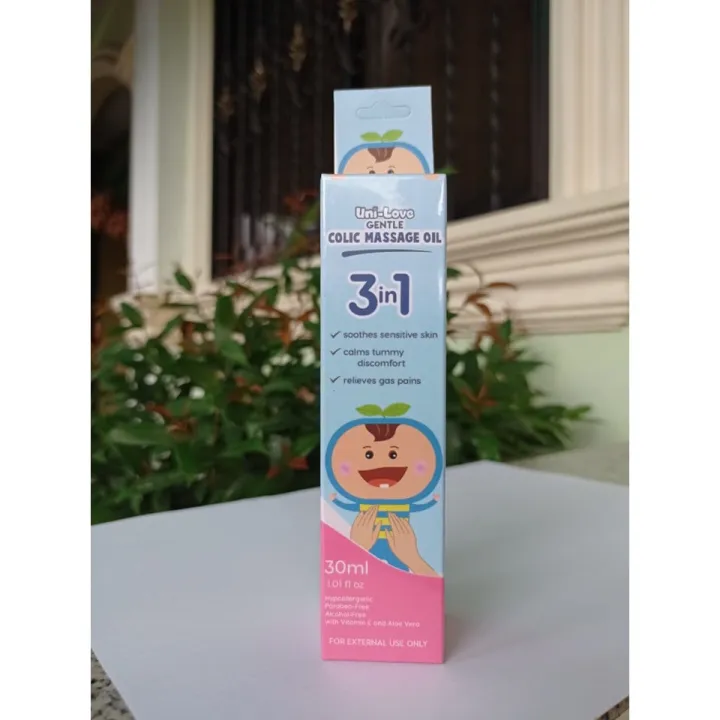 UniLove Baby Colic Massage Oil 30mL Lazada PH