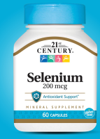 21st Century, Selenium, 200 mcg, 60 Capsules