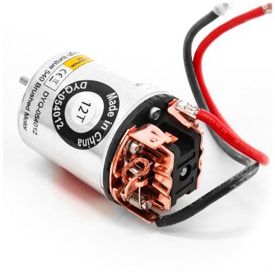 540 Brushed Motor Waterproof Parts for 1/10 RC Car Crawler Axial SCX10 90046 Traxxas TRX4 Redcat Gen8 ,12T