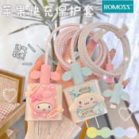 Romoss เคส สำหรับ ไอโฟน Apple Power Adapter 18W/20W สายชาร์จ ลายการ์ตูนน่ารัก Cable Bite ตัวถนอมสายชาร์จ สำหรับ