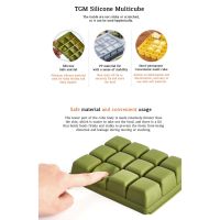 【BUY 1 FREE 1】 TGM Silicone Multi Cube with Lid, BPA FREE, Baby Food Container, Food Preservation , Ice Cube Tray [Shipped to Korea ]