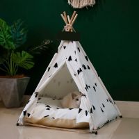 ☄ Cross-border folding pet tent breathable pine mat medium-sized dog supplies