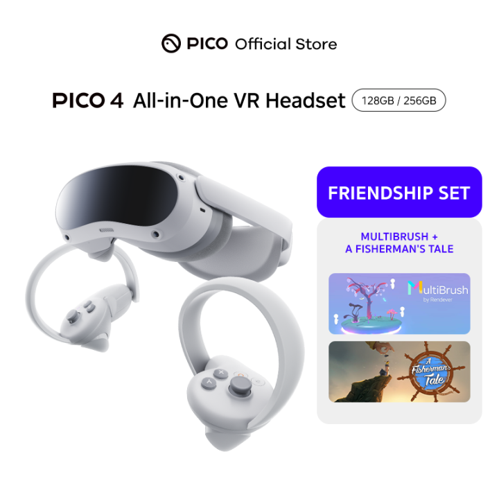 pico-4-vr-friendship-set-แว่น-vr-พร้อมเกม-4-เกม-pico-4-all-in-one-vr-headset-128gb-256gb-ฟรี-starter-pack-2-เกม-และ-friendship-pack-2-เกม