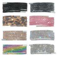 OKDEALS 1PC Luxury Cross Braiding Strap Accessories Bright Strings