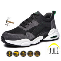 2021 Breathable Mens Safety Shoes New Work Shoes Waterproof Breathable SRA Non-Slip EVA Four Breathable Mens Safety Shoes