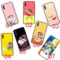 Crayon Shinchan อ่อนนุ่ม ซิลิโคน เคสโทรศัพท์ หรับ iPhone XR 7 6s 6 11 5s XS 5 8 SE Max Plus X Pro Black ปก