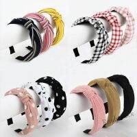 【Ready Stock】 ♀ C18 Girls Elastic Hair Bands Top Knot Turban Headbands Women accessories Bow Head Hoop Hair Accessories