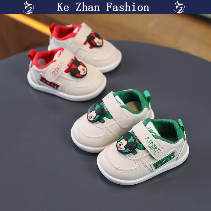 sepatu-sneakers-balita-ke-zhan-สำหรับเด็กหญิงเด็กชายการ์ตูน-casua-รองเท้าเด็กวัยหัดเดินสำหรับเด็ก12-36เดือน