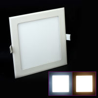 Hot Recessed LED โคมไฟเพดาน3-25W Warm Whitenatural Whitecold White Square Ultra Thin Led แผง AC85-265V LED Down Light