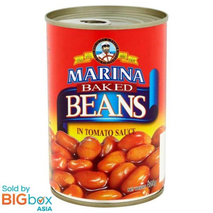 Marina Baked Beans Tomato Sauce 425g Lazada