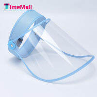 Timemall Anti-droplet หมวกด้านบนที่ว่างเปล่าความปลอดภัยป้องกันใบหน้าหลักฐานป้องกันการคายฝาครอบหมวก