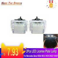 2Pcs LED License Plate Lamp for Mercedes Benz W204 W212 W216 W221 W207 Car Styling Auto Exterior Accessories