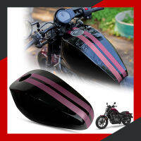 ครอบถังน้ำมัน สีดำเงาคาดแดง OIL FUEL GAS CAP TANK GUARD TRIM COVER HONDA REBEL CMX 1100 ปี 2021-2023