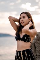 Bonnie Bikini (only top) - Black sandybrown.bkk