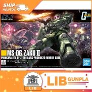 Model assembled Bandai HG UC Zaku II - Revive