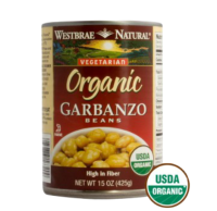 ?New product?Organic Garbanzo Beans Westbrae Natural 425g