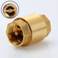 1pc 1/2 NPT Brass Thread In-Line Spring Check Valve 20/25mm Diameter 200WOG For Water Control float valve