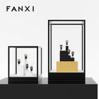 FANXI ขาตั้งนาฬิกาชั้นวางนาฬิการะดับไฮเอนด์ชั้นวางนาฬิกาหน้าต่างชั้นวางนาฬิกาแสดงสดชั้นวางนาฬิกา