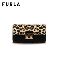 FURLA กระเป๋าสะพายผู้หญิง รุ่น BELLA XL CROSSBODY TONI NATURALI+ONYX