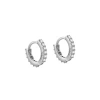 Elegant Womens Jewelry Gorgeous Crystal Stud Earrings Womens Full Diamond Stud Earrings Fashion Ear Accessories S925 Sterling Silver Crystal Stud Earrings