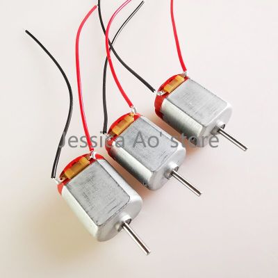 10pcs 3V 16000rpm DIY Toy Model Motor with Wire Home Handwork Toy Car Motor Small Fan Motor Student Science Experiment Motor Electric Motors