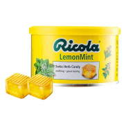 Kẹo thảo mộc Ricola vị Lemon Mint hộp thiếc 100g