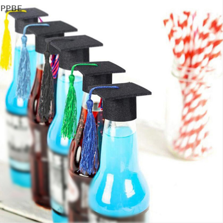 ppbe-1pc-graduation-hat-mini-graduate-cap-w-พู่เค้กตกแต่งขวดตุ๊กตาตุ๊กตาตุ๊กตาตุ๊กตา-mini-graduation-hat-ปริญญาเอกหมวกตกแต่งตุ๊กตา