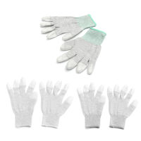 Q6Anti Static Anti Skid ESD Electronic Labor Working Glove PC Computer Repair Size: M