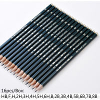 Faber Cas 16pcsBox Pencils for School Pas HB 2B 2H Drawing Pencil Set Lapiz Professional Potloden Art Supplies